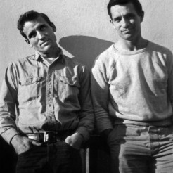 L'ecrivain americain Jack Kerouac (1922-1969) et Neil Cassady en 1952 photo prise par Carolyn Cassady --- American writer Jack Kerouac (1922-1969) and Neil Cassady in 1952 photo taken by Carolyn Cassady